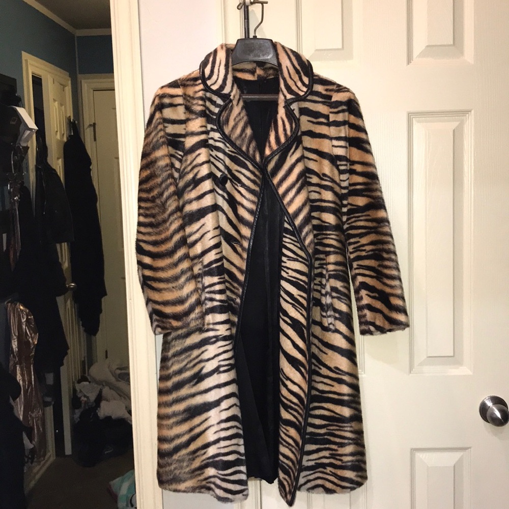Real fur coat